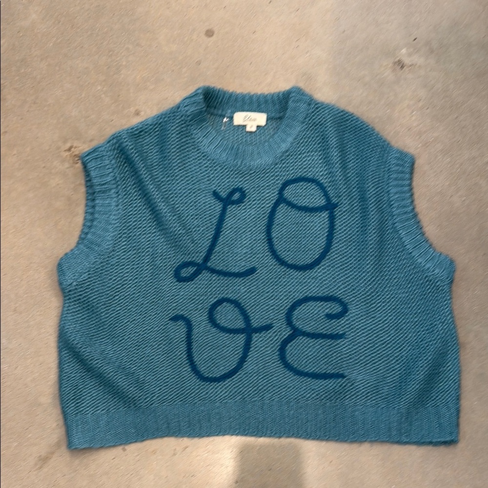 Elan Teal Knit Sweater